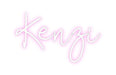 Custom Neon: Kenzi - Neon Filter