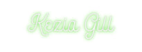 Custom Neon: Kezia Gill - Neon Filter