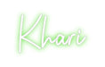 Custom Neon: Khari - Neon Filter