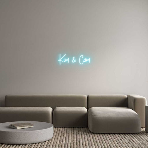 Custom Neon: Kim & Cam - Neon Filter