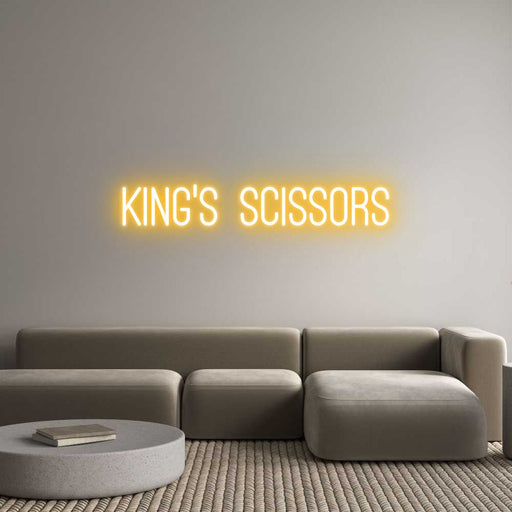 Custom Neon: KING’S SCISSORS - Neon Filter