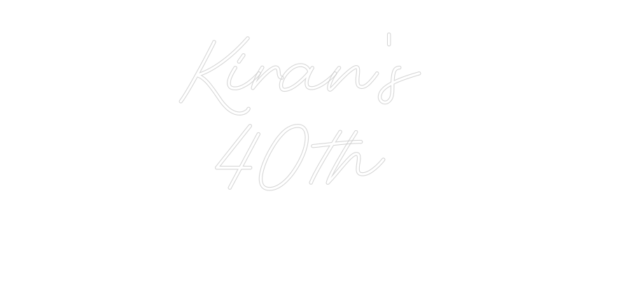 Custom Neon: Kiran's 40t... - Neon Filter