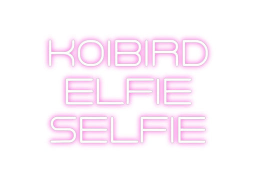 Custom Neon: KOIBIRD ELFI... - Neon Filter