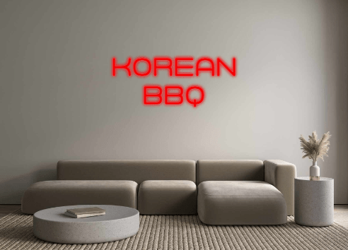 Custom Neon: KOREAN BBQ - Neon Filter