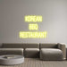 Custom Neon: KOREAN BBQ ... - Neon Filter