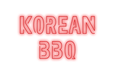 Custom Neon: KOREAN BBQ - Neon Filter