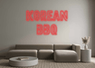 Custom Neon: KOREAN BBQ - Neon Filter