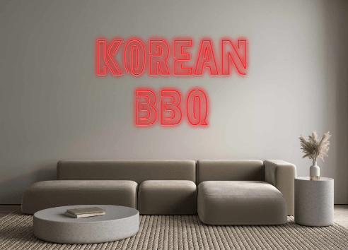 Custom Neon: KOREAN BBQ - Neon Filter