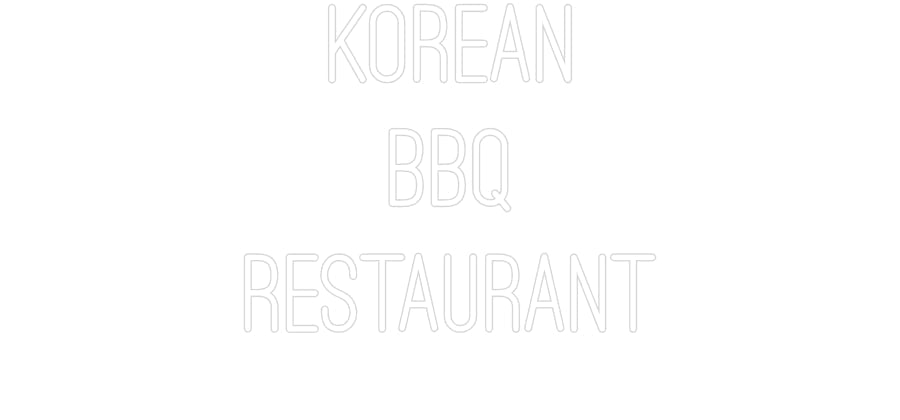 Custom Neon: KOREAN BBQ ... - Neon Filter