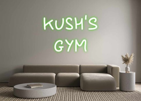 Custom Neon: KUSH'S GYM - Neon Filter