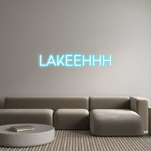 Custom Neon: LAKEEHHH - Neon Filter