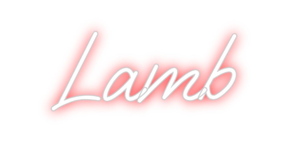 Custom Neon: Lamb - Neon Filter