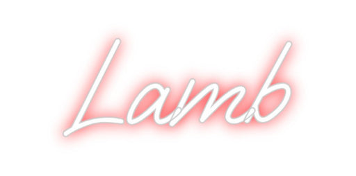 Custom Neon: Lamb - Neon Filter