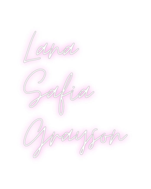 Custom Neon: Lana Safia ... - Neon Filter