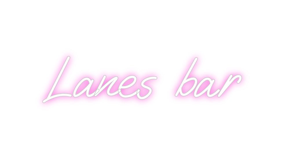 Custom Neon: Lanes bar - Neon Filter