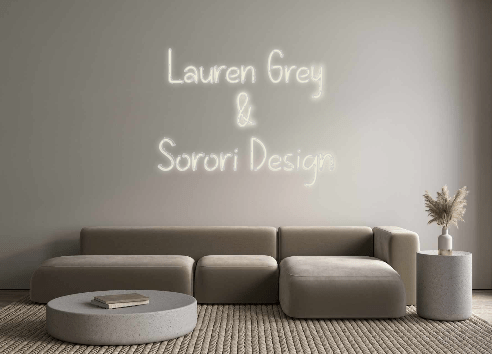 Custom Neon: Lauren Grey &... - Neon Filter