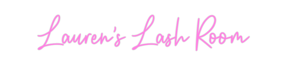 Custom Neon: Lauren's Lash... - Neon Filter