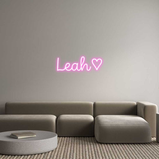 Custom Neon: Leah♡ - Neon Filter