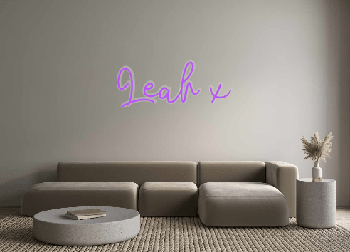 Custom Neon: Leah x - Neon Filter