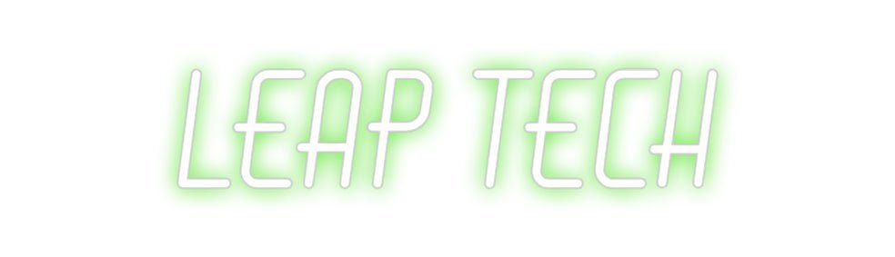 Custom Neon: LEAP TECH - Neon Filter