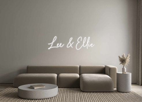 Custom Neon: Lee & Ellie - Neon Filter