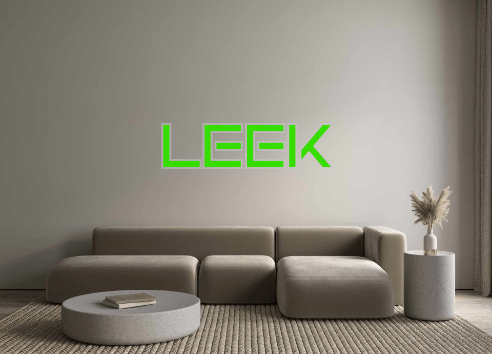 Custom Neon: LEEK - Neon Filter