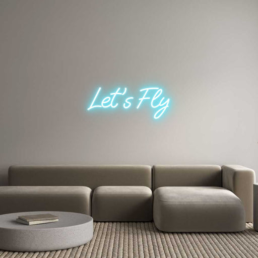 Custom Neon: Let's Fly - Neon Filter