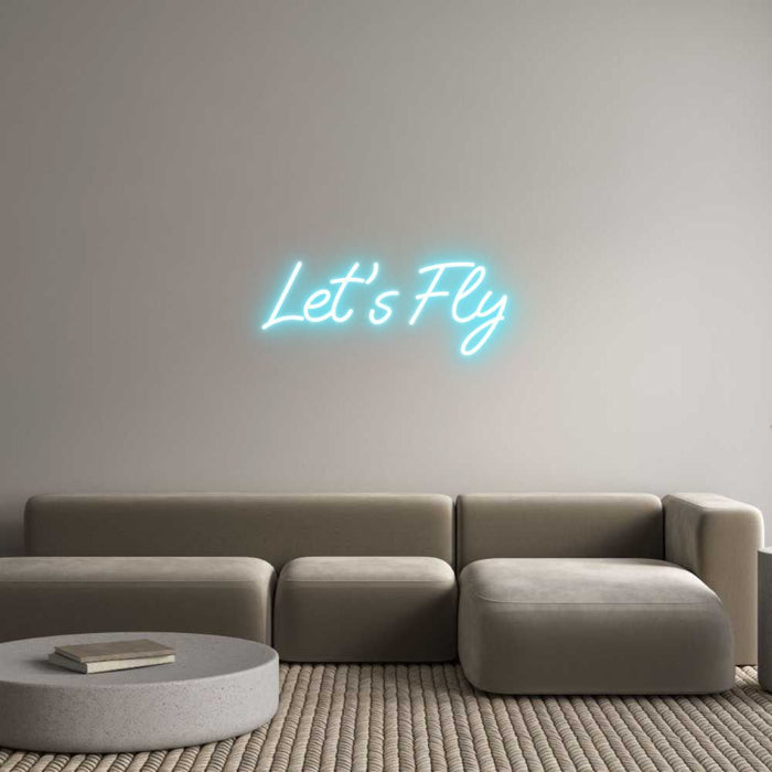 Custom Neon: Let's Fly - Neon Filter