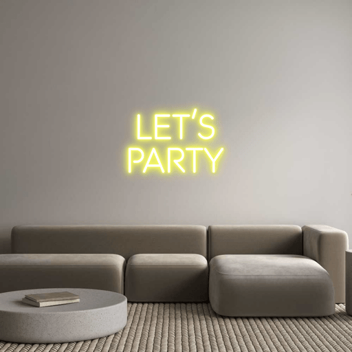 Custom Neon: let's party - Neon Filter