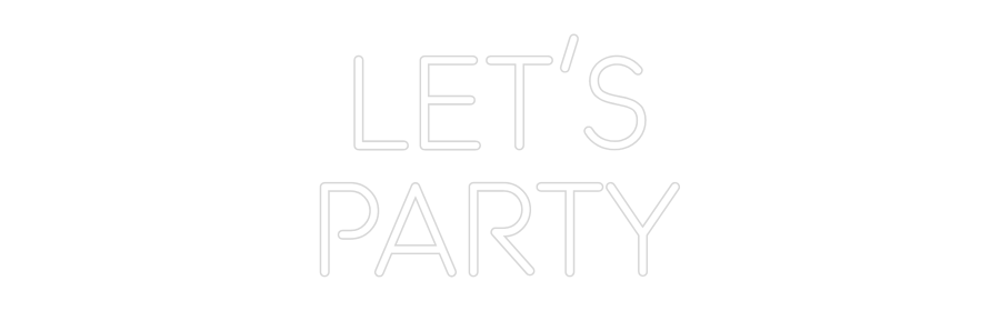 Custom Neon: let's party - Neon Filter