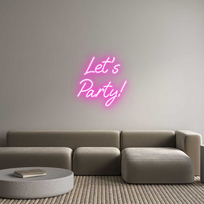 Custom Neon: Let's Party! - Neon Filter