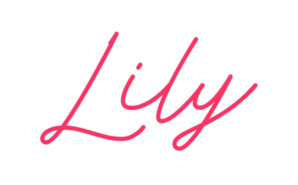 Custom Neon: Lily - Neon Filter