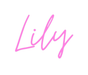 Custom Neon: Lily - Neon Filter