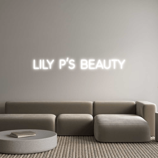 Custom Neon: LILY P’S BEAUTY - Neon Filter