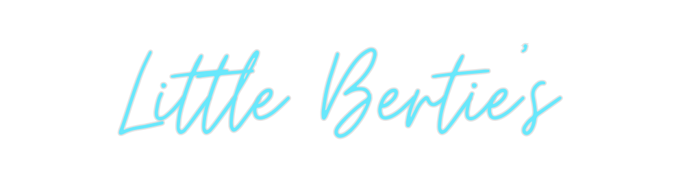 Custom Neon: Little Bertie... - Neon Filter