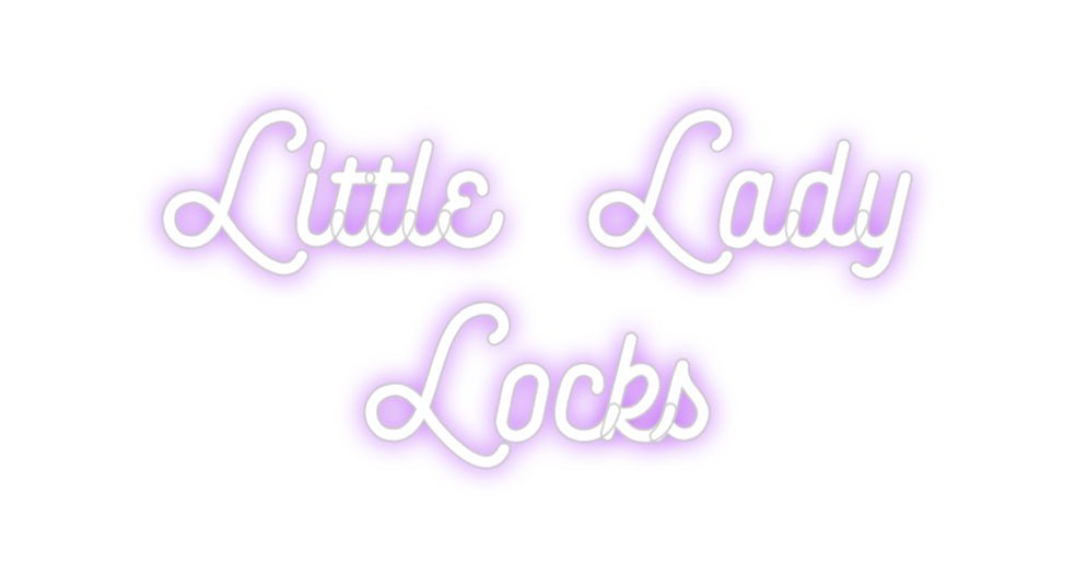 Custom Neon: Little Lady ... - Neon Filter