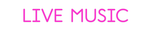 Custom Neon: LIVE MUSIC - Neon Filter