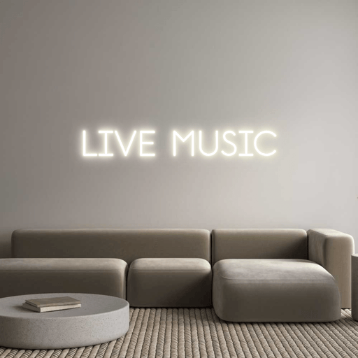 Custom Neon: LIVE MUSIC - Neon Filter