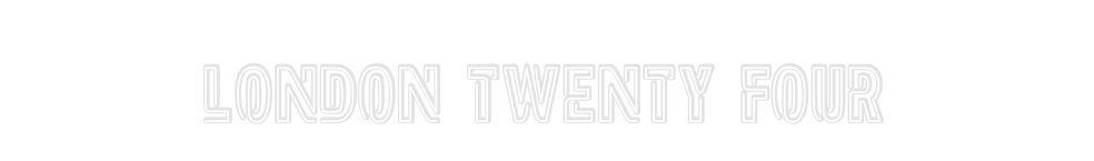 Custom Neon: LONDON TWENTY... - Neon Filter