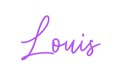 Custom Neon: Louis - Neon Filter