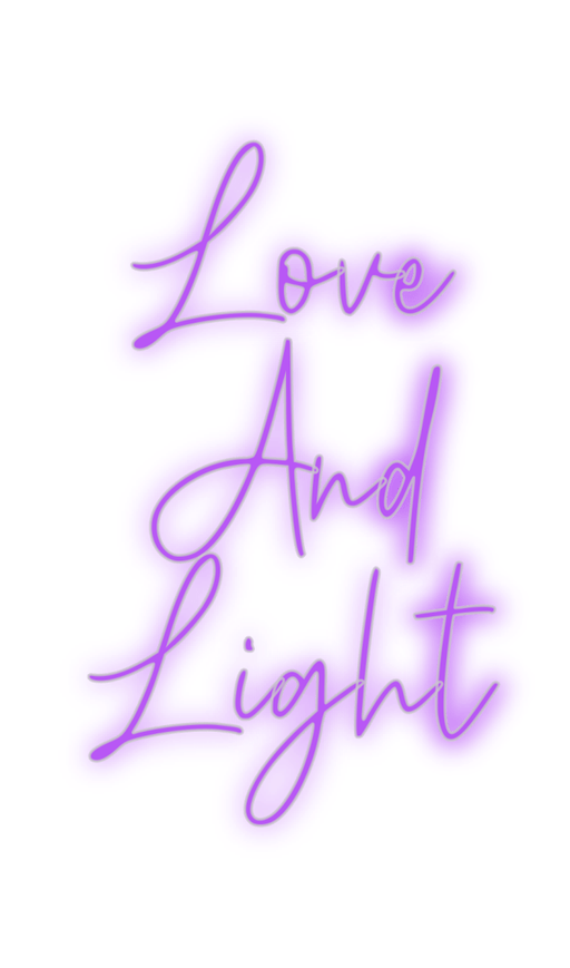 Custom Neon: Love And Light - Neon Filter