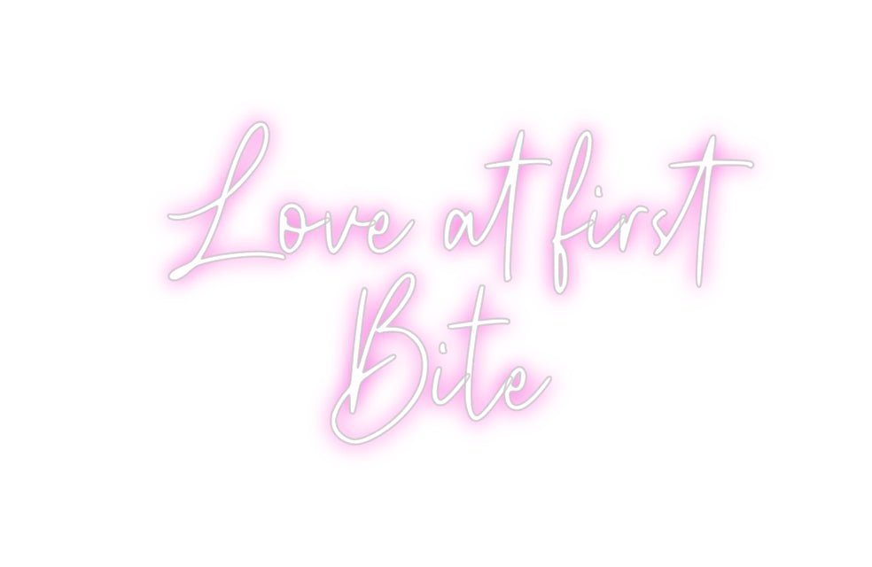 Custom Neon: Love at first... - Neon Filter