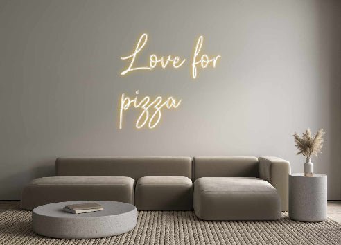 Custom Neon: Love for piz... - Neon Filter