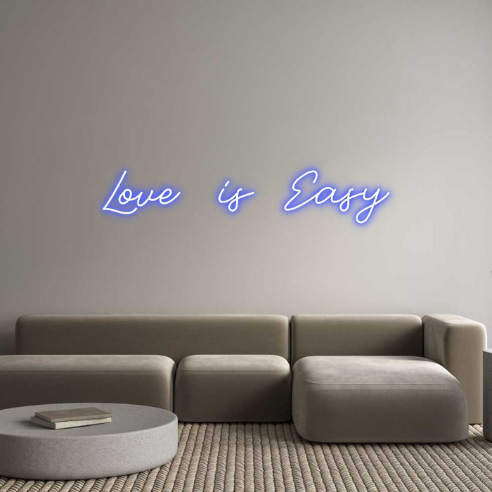 Custom Neon: Love is Easy - Neon Filter