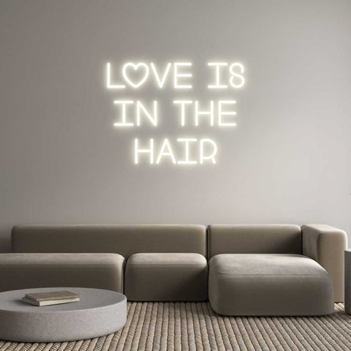 Custom Neon: LOVE IS IN T... - Neon Filter