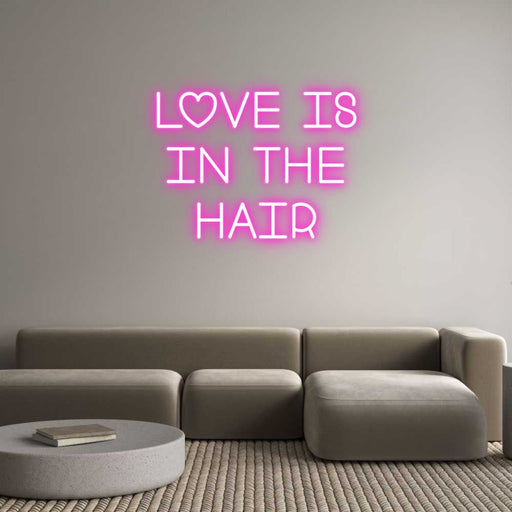 Custom Neon: LOVE IS IN T... - Neon Filter