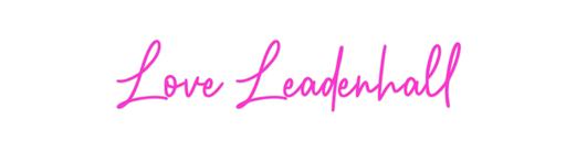 Custom Neon: Love Leadenhall - Neon Filter