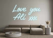 Custom Neon: Love you Ali... - Neon Filter