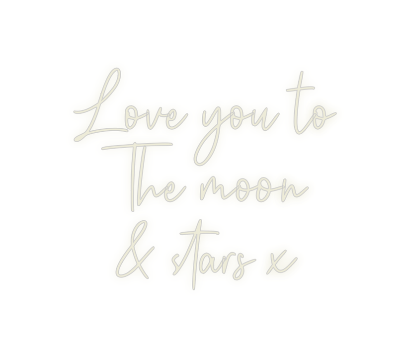 Custom Neon: Love you to T... - Neon Filter