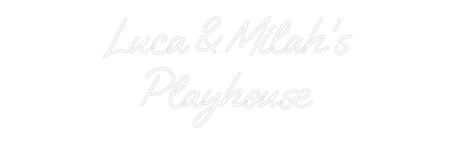 Custom Neon: Luca & Milah’... - Neon Filter